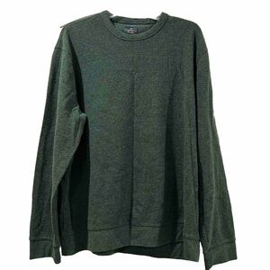 Members Mark Men’s Crewneck Pullover Sweatshirt Sweater Green Long Sleeve 2XL